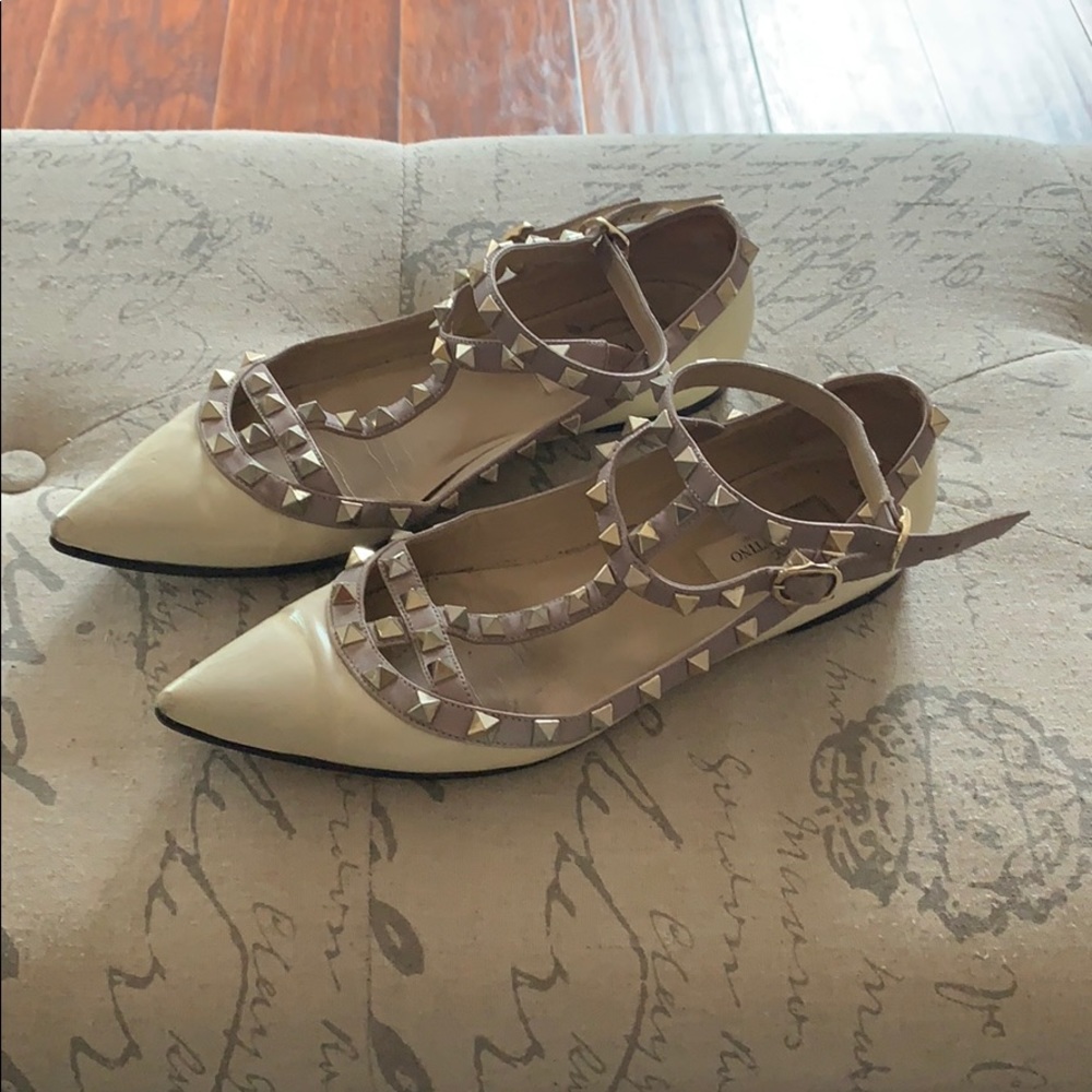 Valentino rockstud flats